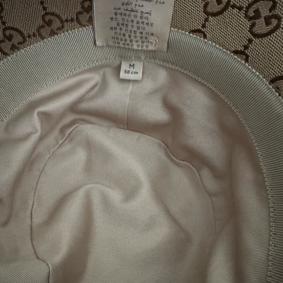 GUCCI MONOGRAM BUCKET HAT - Picture 6 of 9